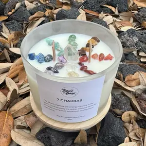 7 chakra 16oz soy coconut wax candle