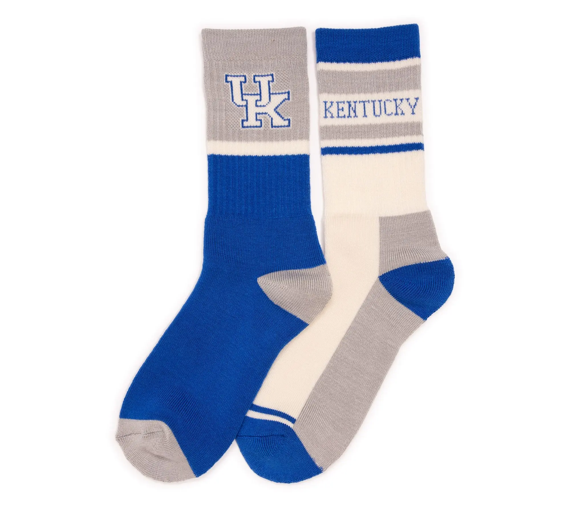 GameDay by MUK LUKS Go Team! Unisex Set of 2 Crew Socks
