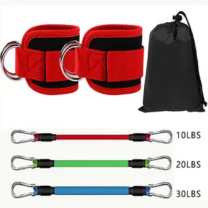 Ankle Straps Resistance Bands Set Fitness Workout Yoga Exercise Equipment Glutes Legs Strength Training for Gym Man Woman NONE