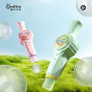 2026 New Model Smoke Bubble Machine, Child-Friendly, Fully Automatic, Internet Celebrity-Style Sword Blowing Device, Birthday Gift for Boys and Girls, Electronic Toy