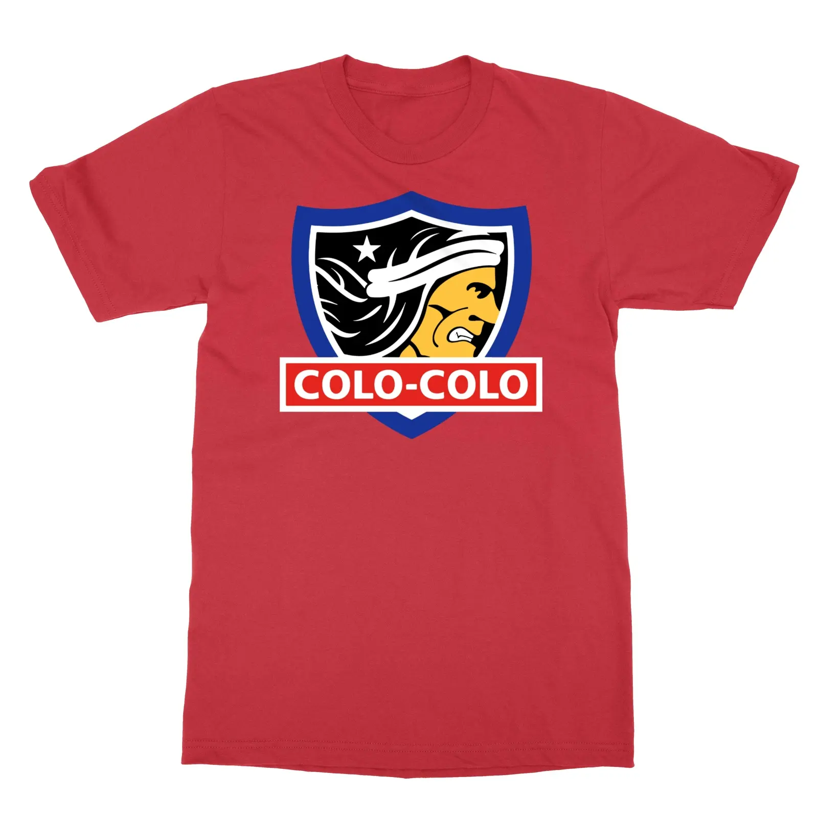 COLO COLO CHILE Futbol Soccer Men's T-Shirt Made In USA, All Colors, Gift for Women Men, US Size S-6XL, 100% cotton, Classic Fit, Unisex T-Shirt