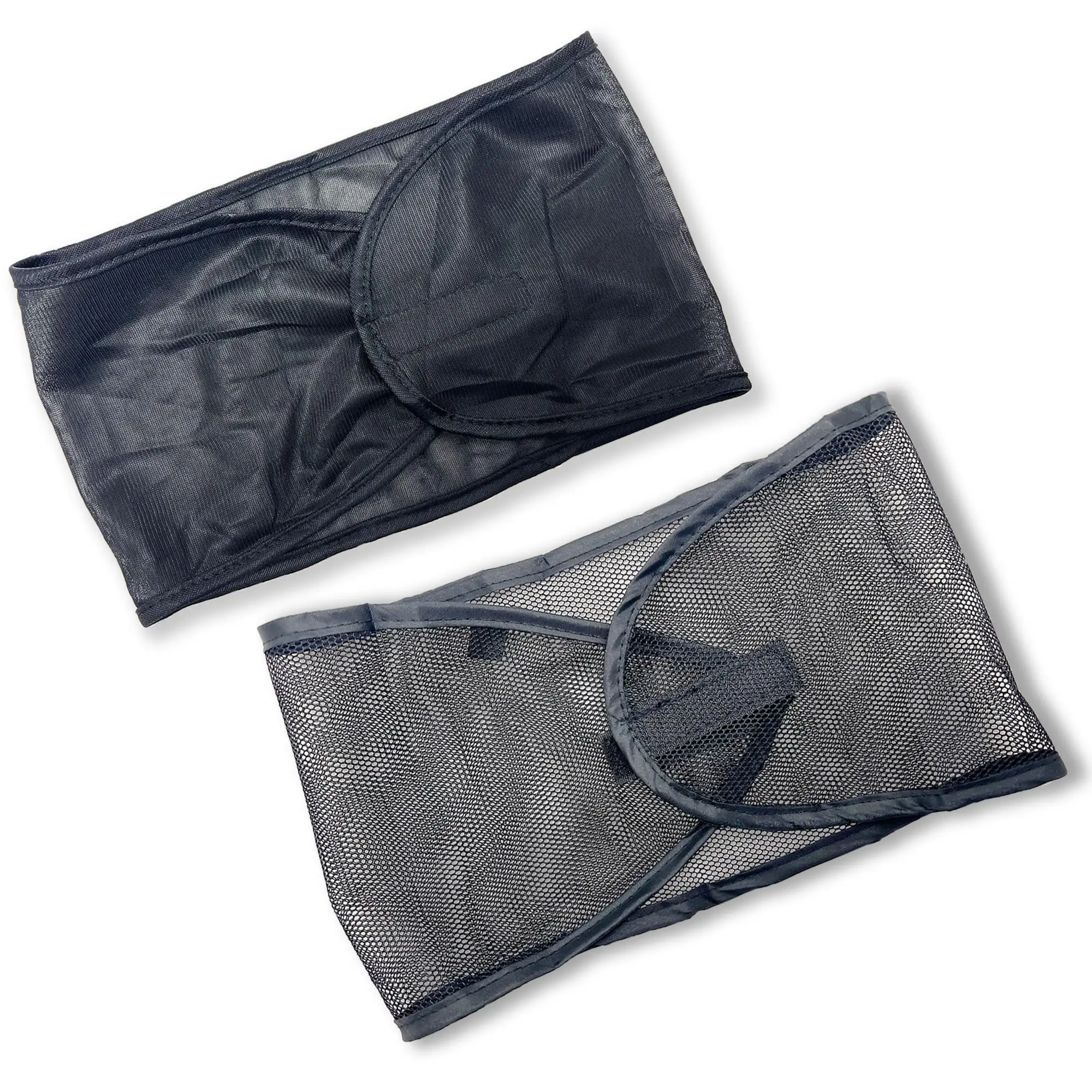 DONNA Satin Wrap & Mesh Wrap 2PCS – Breathable Mesh Head and Satin Cap Set, Adjustable Closure, Soft & Cool Fabric for Pixie Cut, Short Hair, and Everyday Styling