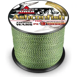 Braided Fishing Line- 4 Strands Super Strong PE Fishing Wire- 6lb to 100lb Test-100M/300M/500M/1000M(109Yards/328Yards/547Yards/1093Yards)-Abrasion Resistant - Zero Stretch-Multiple Colors nice