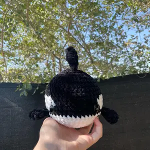 Orca Crochet Plush Orca Crochet Plush