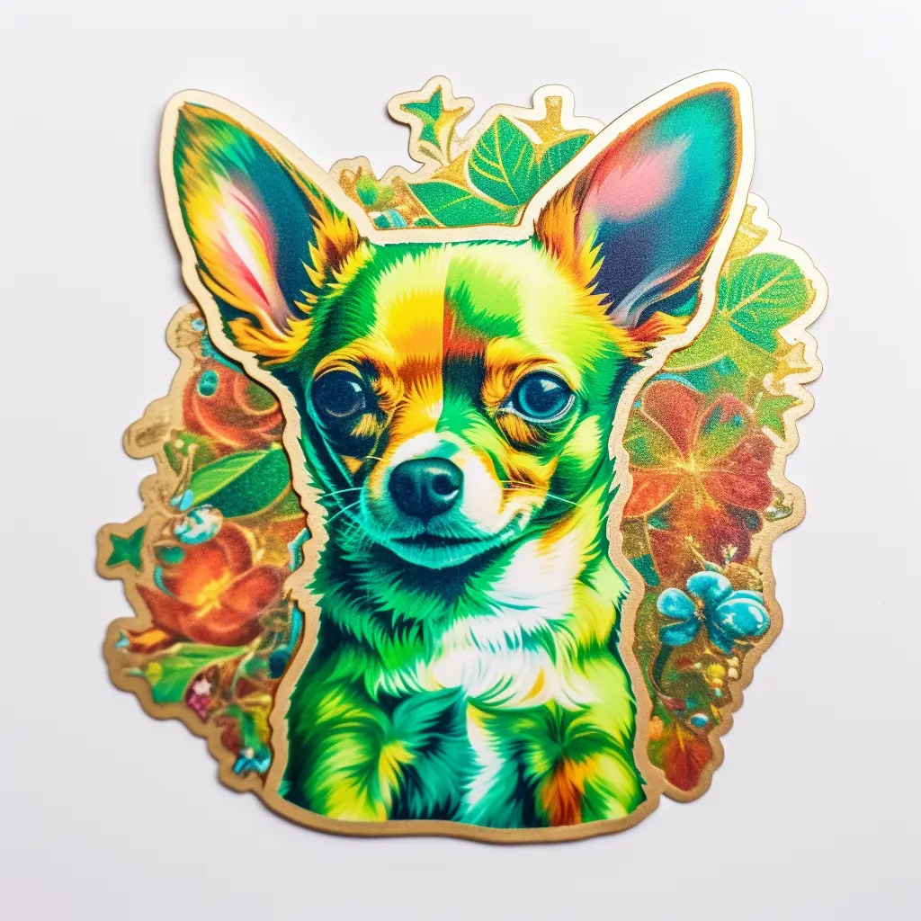 Chihuahua Dog Vinyl Decal Sticker for Car, Laptop, Tumbler and More. # 003655