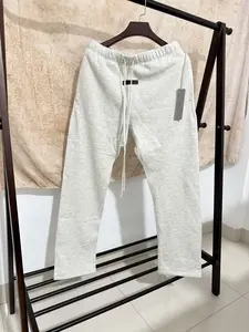 Sweatpants Relaxed  Essentials SS22 130BT212172F Fashionable Casual Light Oatmeal' Wide Leg