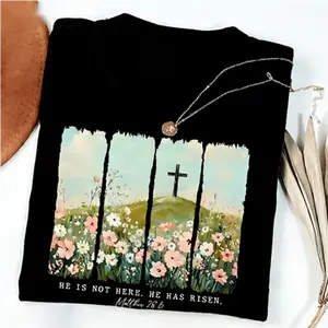 He is Risen Shirt, Easter Christian Tee, Religious Tshirt, Jesus Lover Gift, Inspirational Shirt, Motivational Gift