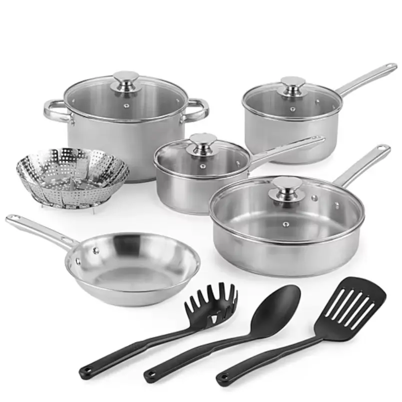 Cooks Stainless Steel 13-pc. Cookware Set