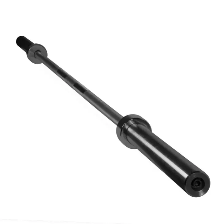 CAP Barbell Solid Steel Olympic Weight Bar, 6 Ft., Black (Fits 2-Inch Weight Plates)