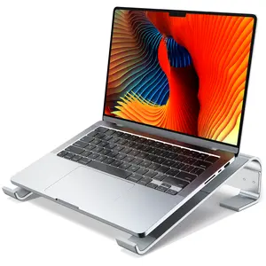 Laptop Stand for Desk, Aluminum Laptop Riser, Ergonomic Computer Stand Compatible with for MacBook Pro/Air, Dell, HP, Lenovo, 10-17.3'' Desktop Accessory