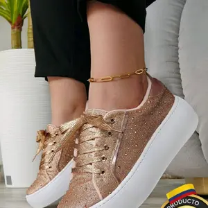 escarchaditos 100% Colombian shoes Athletic Trainer Training Sneaker Runner Closed Running Casual Footwear Bridal