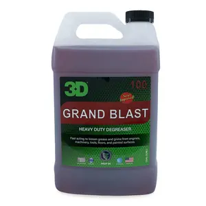 3D Grand Blast Engine Degreaser   Heavy Duty Biodegradable Cleaner for Engines, Wheels, Exhausts & More   Fast-Acting, Non-Staining  Made in USA