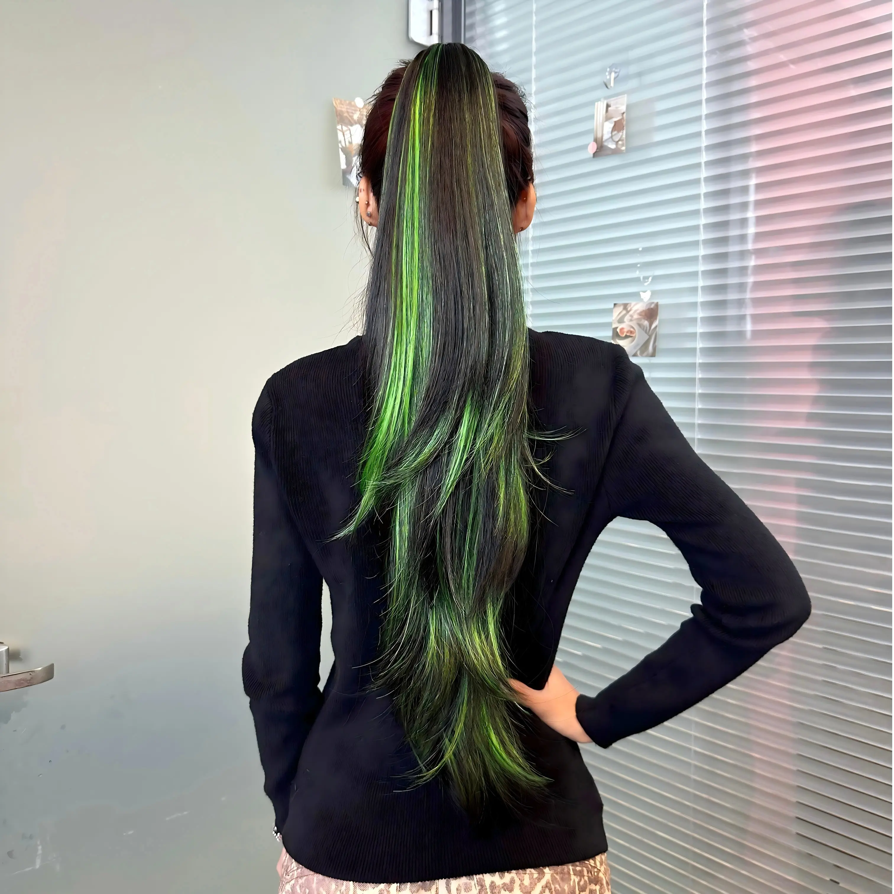 Brown with Green Highlights 26inch