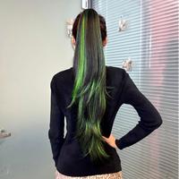 Brown with Green Highlights 26inch