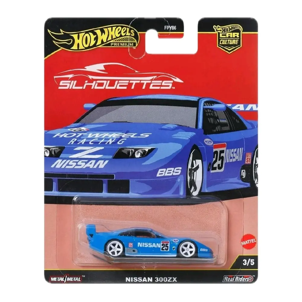 Hot Wheels Premium Silhouettes Nissan 300ZX Diecast