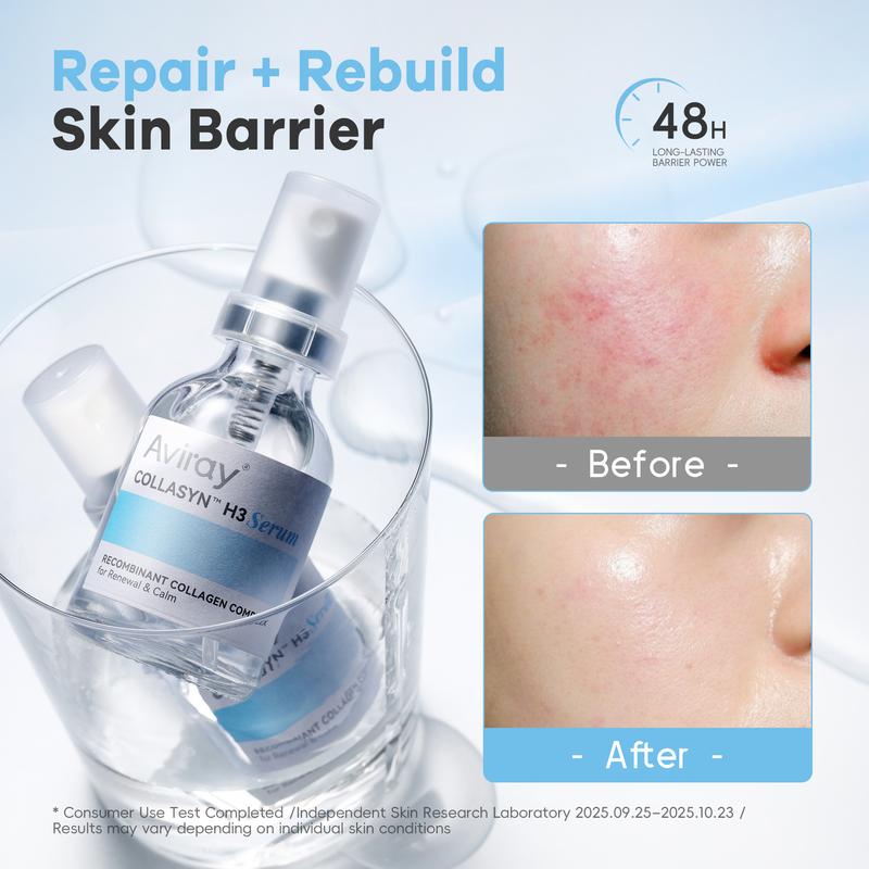 [Aviray Limited-time]  All-Skin Repair Serum 30ml｜Recombinant Type III Collagen Panthenol & Centella for Ultimate Skin Healing & Hydration