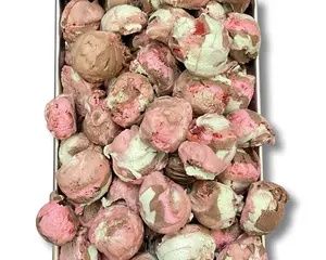 Tahoe Treats Freeze Dried Ice Cream Scoops - Spumoni 3 oz Bag, Crispy but Airy Snack, Resealable Mylar Bag