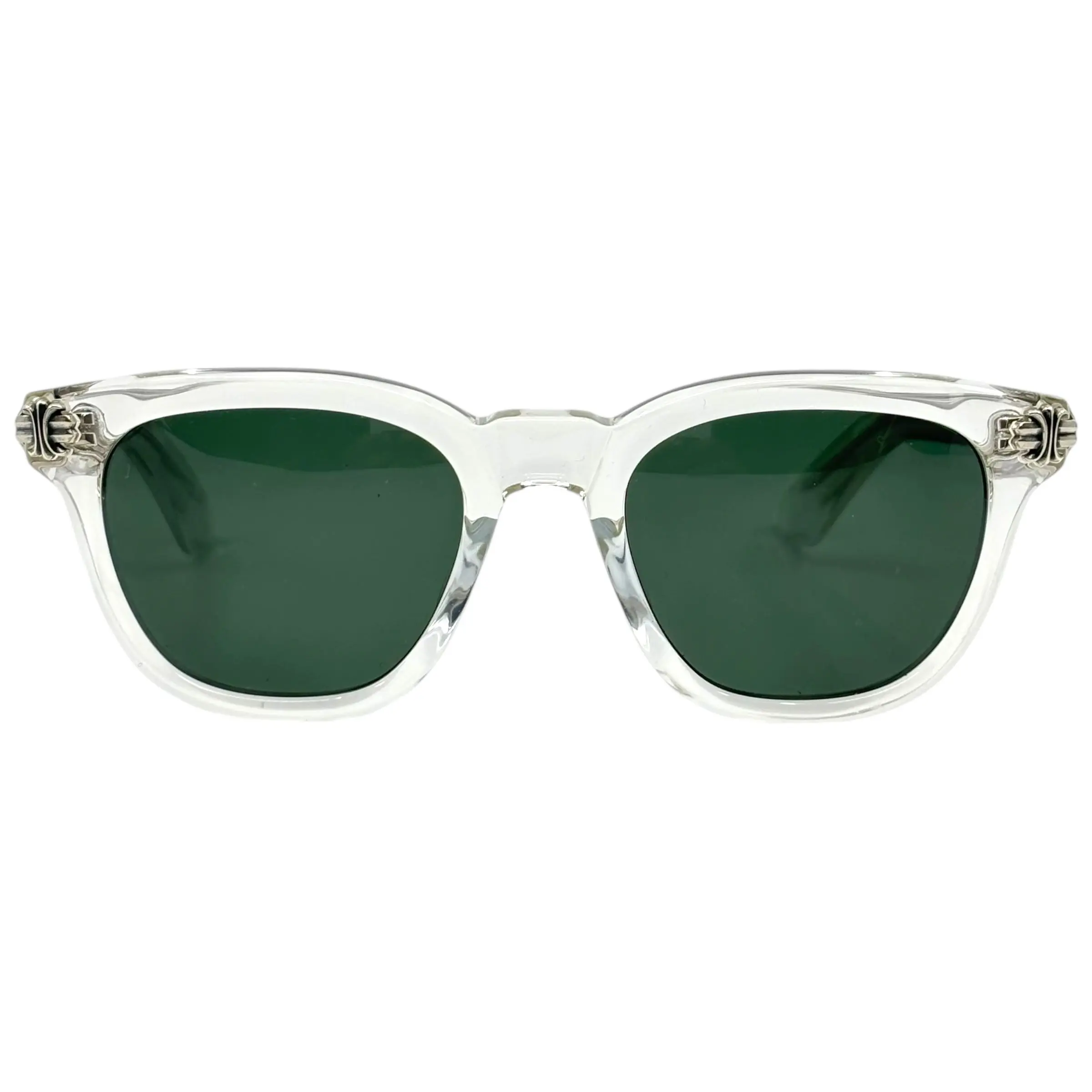 Pre-owned Chrome Hearts Smokeshow Sunglasses Clear Frame Lightly Worn