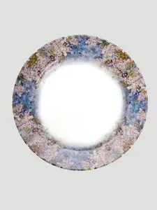 Set of 2 Floral Porcelain Dinner Plates