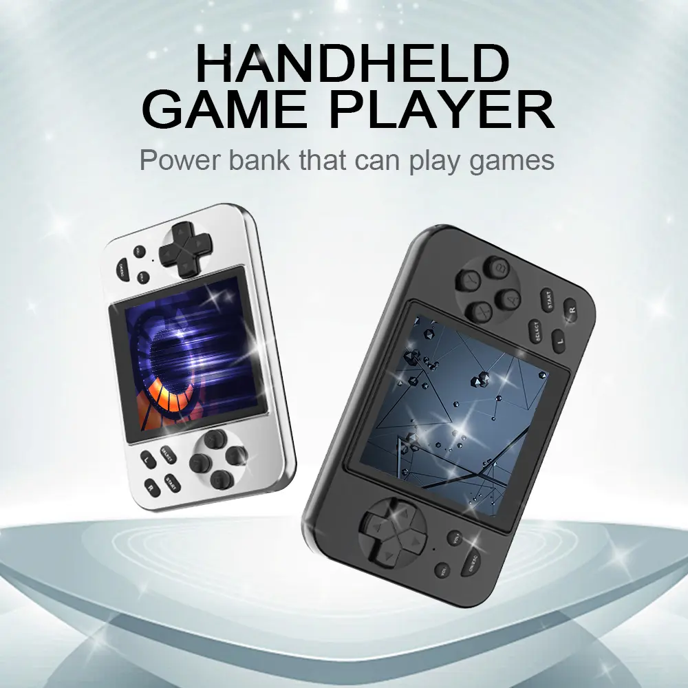 L9 Magnetic Charging Power Bank Handheld Console—2-in-1 Power Bank and Gaming Console   5,000 mAh, Includes Portable Cable, 15W Wireless Charging Output via Type-C