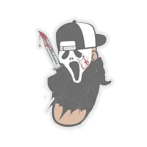 GhostFace SCREAM Mean Bean Kiss-Cut Stickers