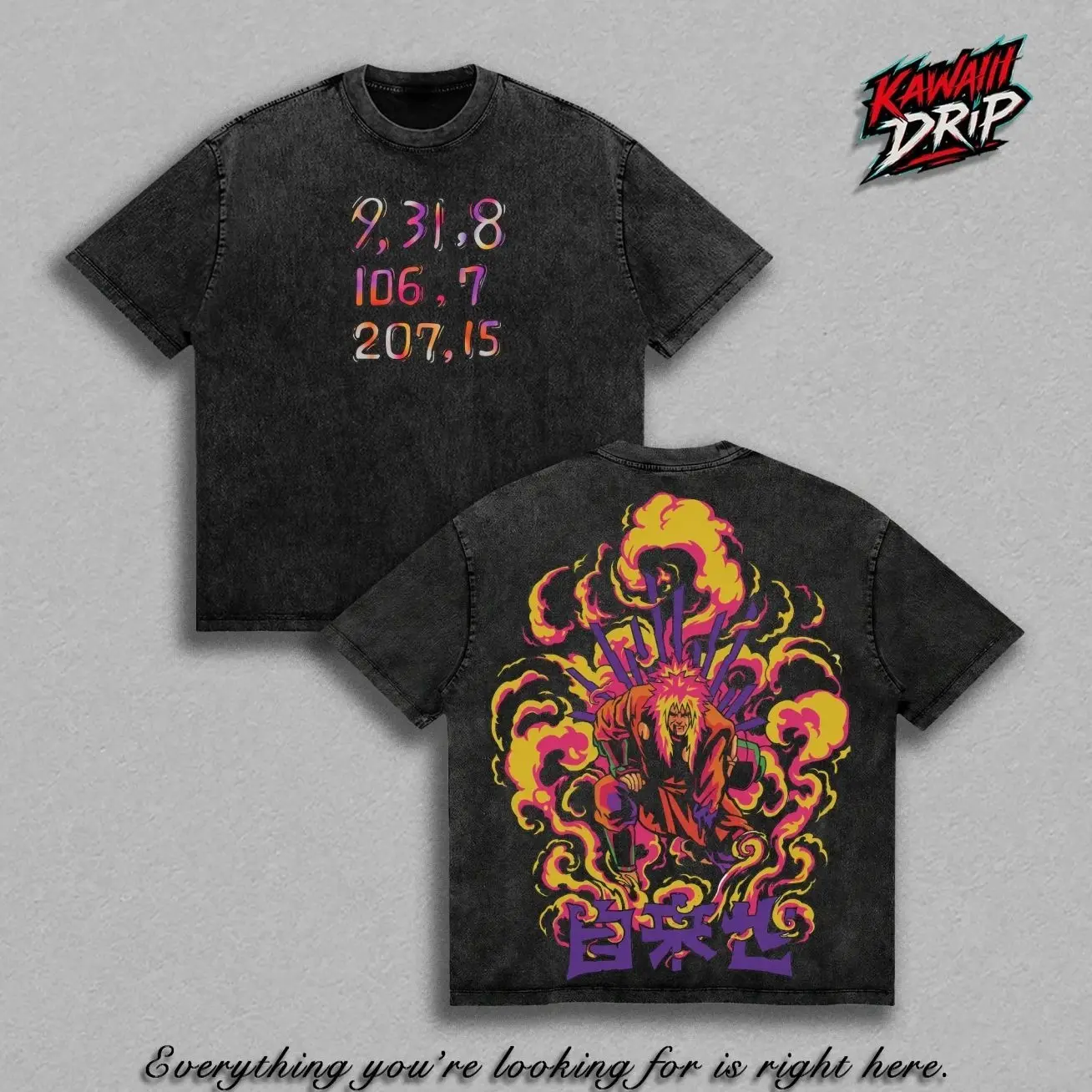 Minato Namikaze Narutoo Anime Graphic Tee Vintage Washed Shirt Yellow Flash Hokage Manga Streetwear Unisex Fan Gift Apparel BI9