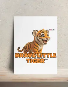 Brave Little Tiger Metal Poster