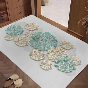Abstract Dandelion Pattern Floor Mat, 1 Count Non-slip Floor Carpet, Decorative Area Rug for Home Living Room Bedroom Study Room