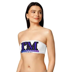 SDLIMITED IM DIFFERENT Recycled bandeau bikini top