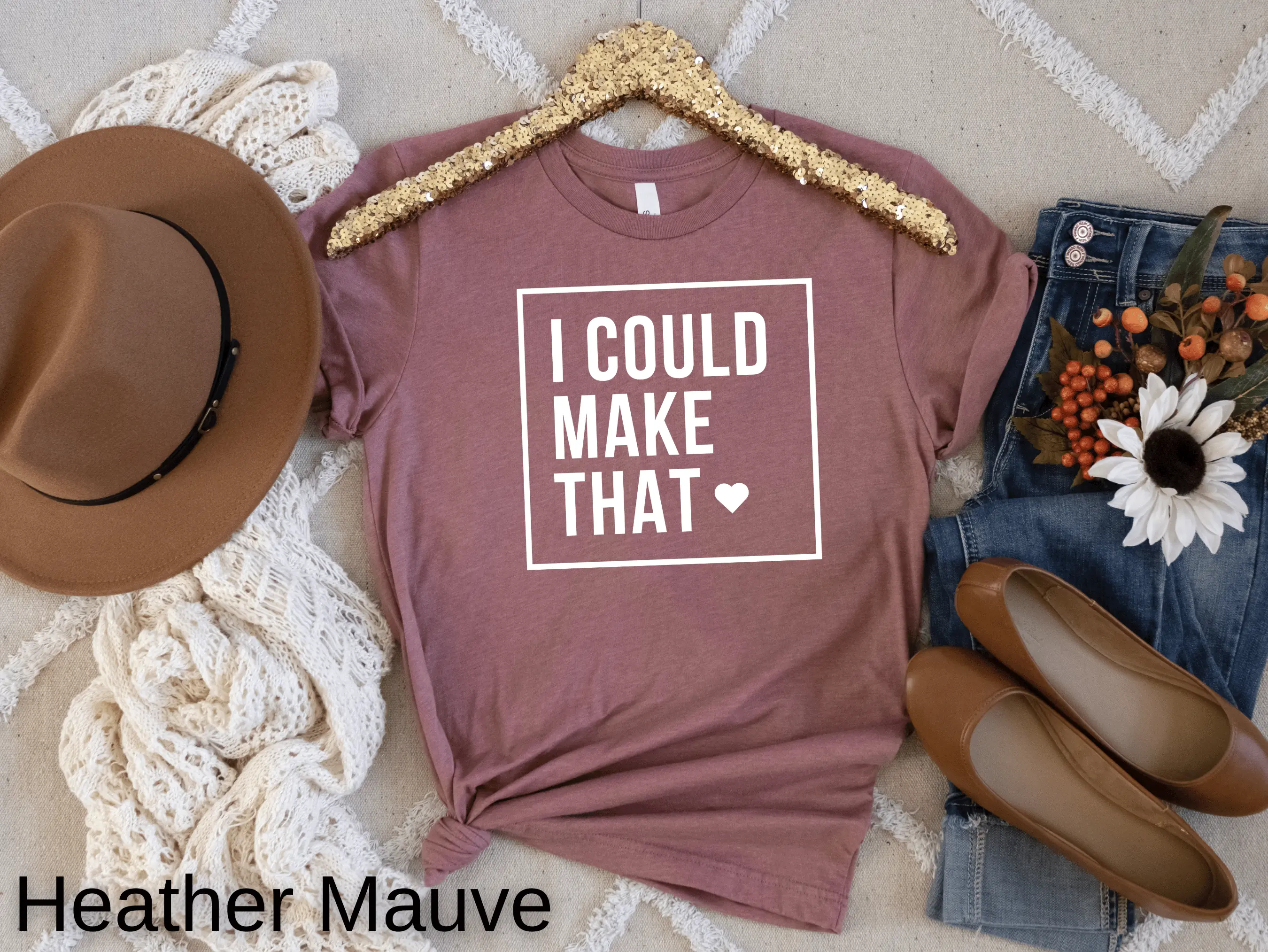 I Could Make That DIYer Shirt, DIY Tee, DIYer Tshirt, Women's DIY Shirt, Crafter Shirt Fabric Knit Top