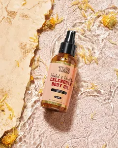 Healed & Healthy Calendula Body Oil - 120ml, Natural & Chemical-Free, Moisturizes Dry Skin, Reduces Imperfections, Ideal for Problematic & Acne Prone Skin