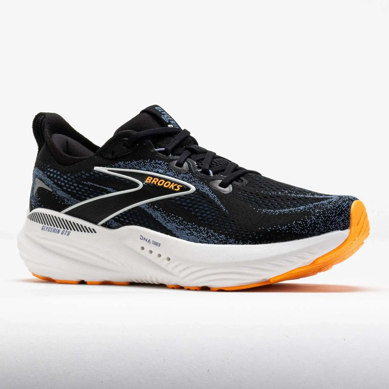 Brooks Glycerin GTS 22 Running Shoe in Black | Men's