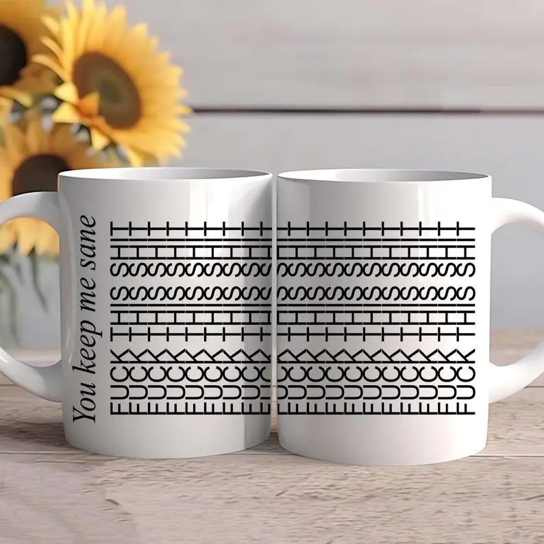[Sale off up to 65%] Fuck This Shit Funny Mug 11oz, 15oz, You Keep Me Sane Mug, Hidden Funny Message Mug, Adult Humor, Father's Day Gift