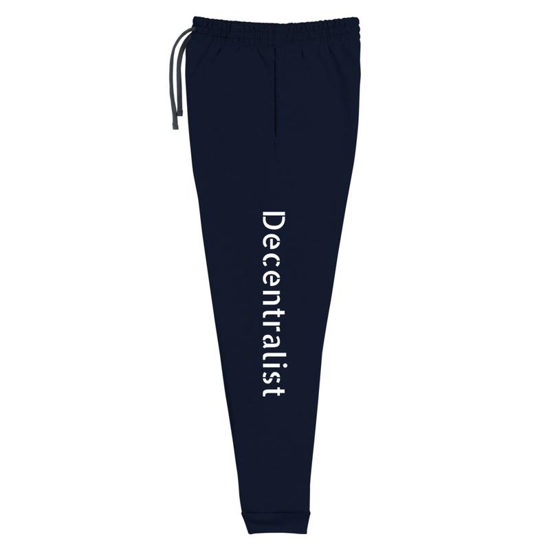 Unisex Decentralist Joggers (WHITE DESIGN)