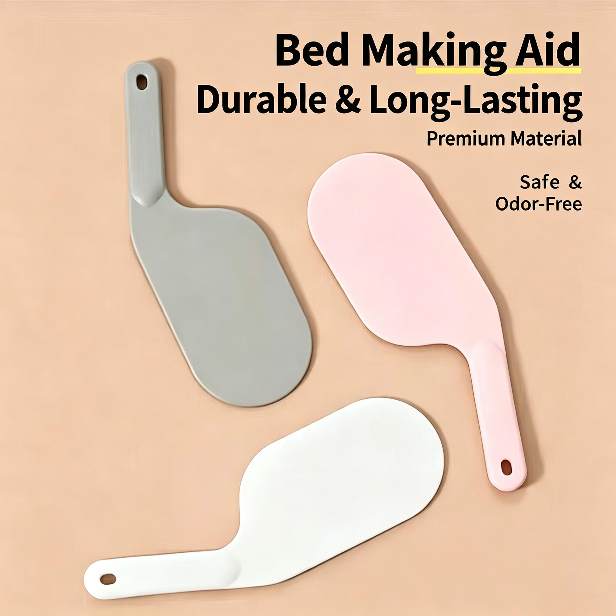 Bed Sheet Tucker Tool - Paddle Shape Sheet Tuck Aid, Mattress Lifter for Easy Bed Making, No-Mattress-Lifting Bedsheet Change Helper, Back-Nail Protector for Home Use