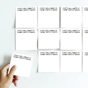 4-Piece Set Cute Sticky Notes 3x3, Beautiful Planner Notebook, 50 Sheets Per Book, Desk Accessories for School Office Home, Ideal Gift for Teachers Women Colleagues