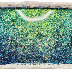 Customizable Tray Glow in the Dark Option Family Plate Epoxy Resin Fully Personalizable with Vinyl Names or Laminated Pictures Compact and Convenient Speciality Plate Design