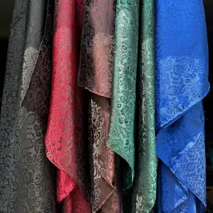 Wild Rag FLORAL JACQUARD red black blue brown green Cowboy Western Neck Scarf Bandanna by Double B Wild Rags