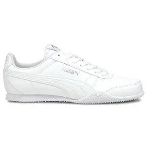 PUMA Womens Bella Lace Up Sneakers Shoes Casual - White
