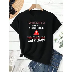 Anti Social Shirt Warning I'm An T-Shirt Adult Humor - TikTok Shop