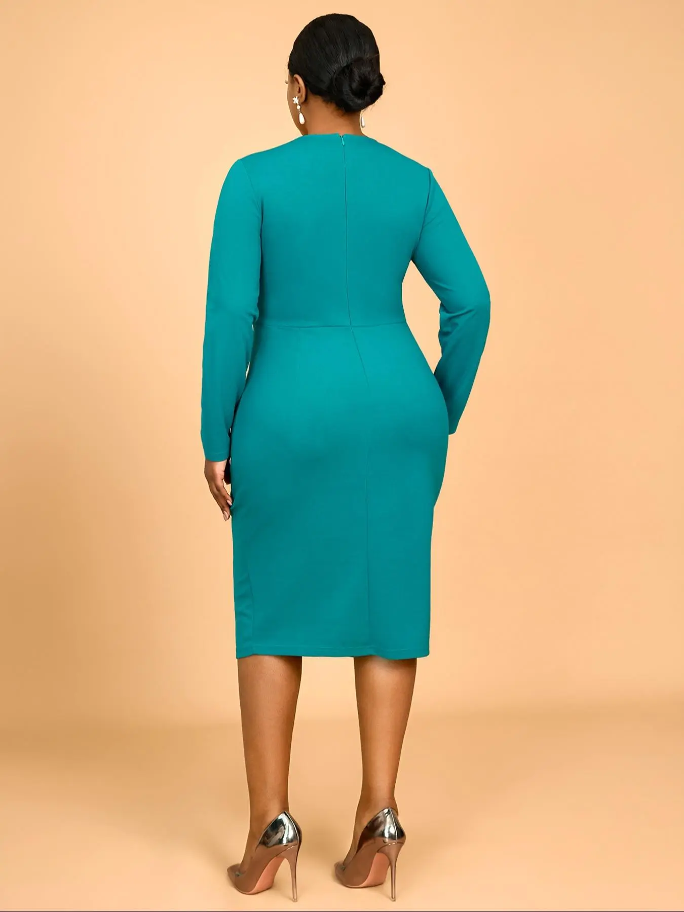 plus size knee length bodycon dress Plus Size Ameri Bodycon Dress