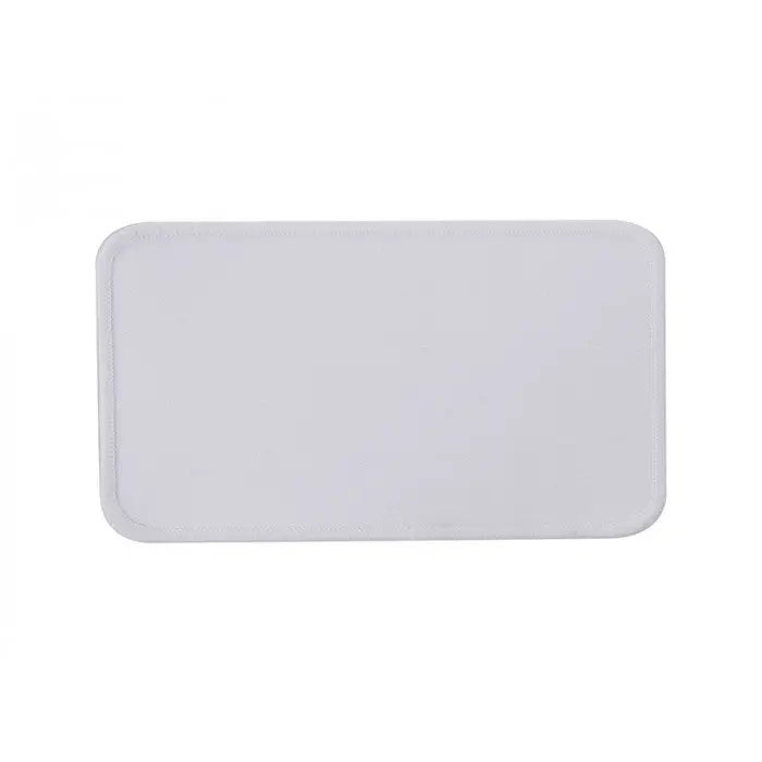 Sublimation Polyester Fabric Patch - 2.6"x4.5" Rectangle Size, Adhesive-Backed, Sealed Edges, Easy-Application for Sewing Supplies, Everyday Name Tags