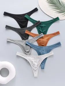 Men's Thong Underwear Set, Seamless Comfort Cotton Panties, 7-Piece Daily Wear, Breathable Elastic Underwear, Breathable and Soft Fabric, Perfect for Everyday Use, Undergarments