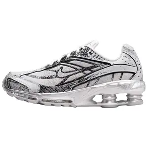 Nike Shox Ride 2 Low-Top Casual Running Shoes for Men and Women with Comfort, Versatility, Slip-Resistance, and Durability in White and Black Trending Shoes, House White Official Shoes to Get / Maison Mihara