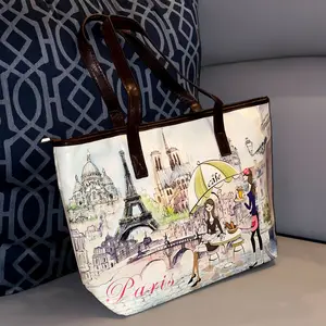 Tote Bag Vegan Leather Handbag, Lucky Theresa