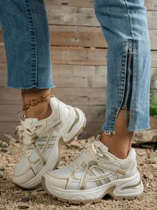 New Women's Casual Sport Shoes Thick Sole Dad Sneakers Chunky Athletic Shoes, Fashionable Comfortable Breathable All-Season Women's Shoes