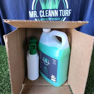 Mr. Cleann Turf Combo Pack - Artificial Turf Cleaning Solution & Spray Bottle for Effective Maintenance
