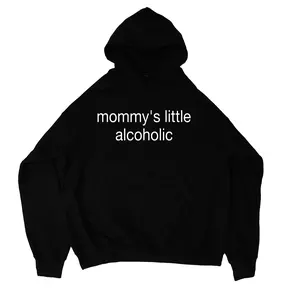mommys alcoholic funny heavy cotton hoodie