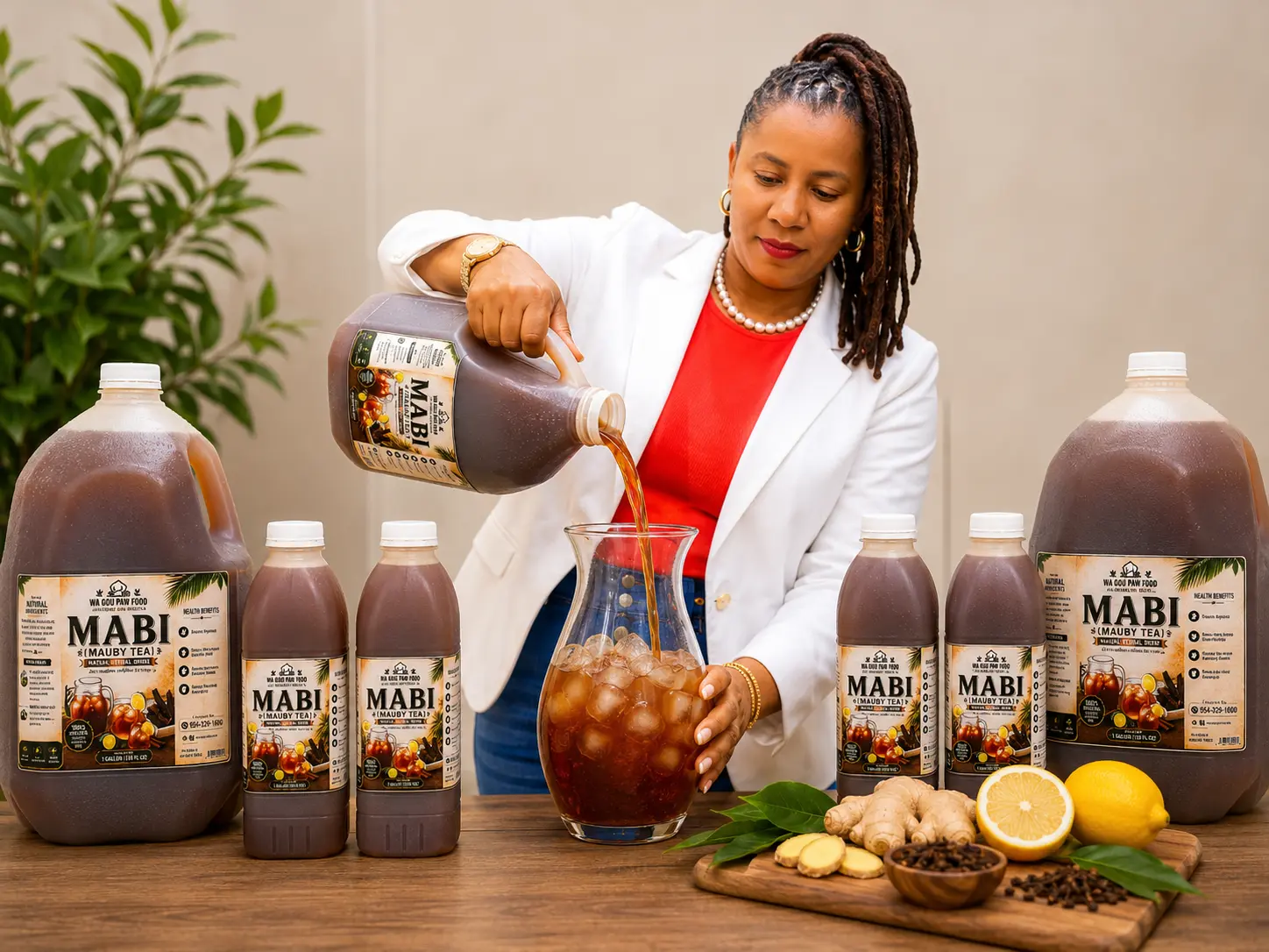 MABI Premium Mauby Tea, Natural Herbal Drink for Daily Refreshment