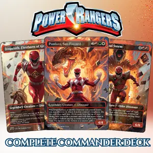 Dino Ranger Force MTG Proxy EDH Deck – Full 100 Cards + Tokens